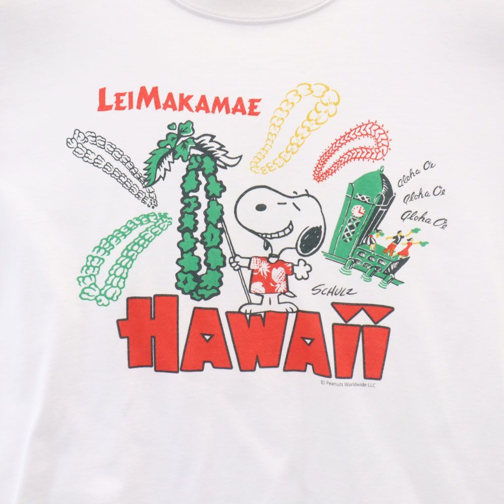 サンサーフ ピーナッツ USA製 スヌーピープリント 半袖 Tシャツ S ホワイト系 SUN SURF PEANUTS 東洋エンタープライズ メンズ 古着 【240413】 メール便可