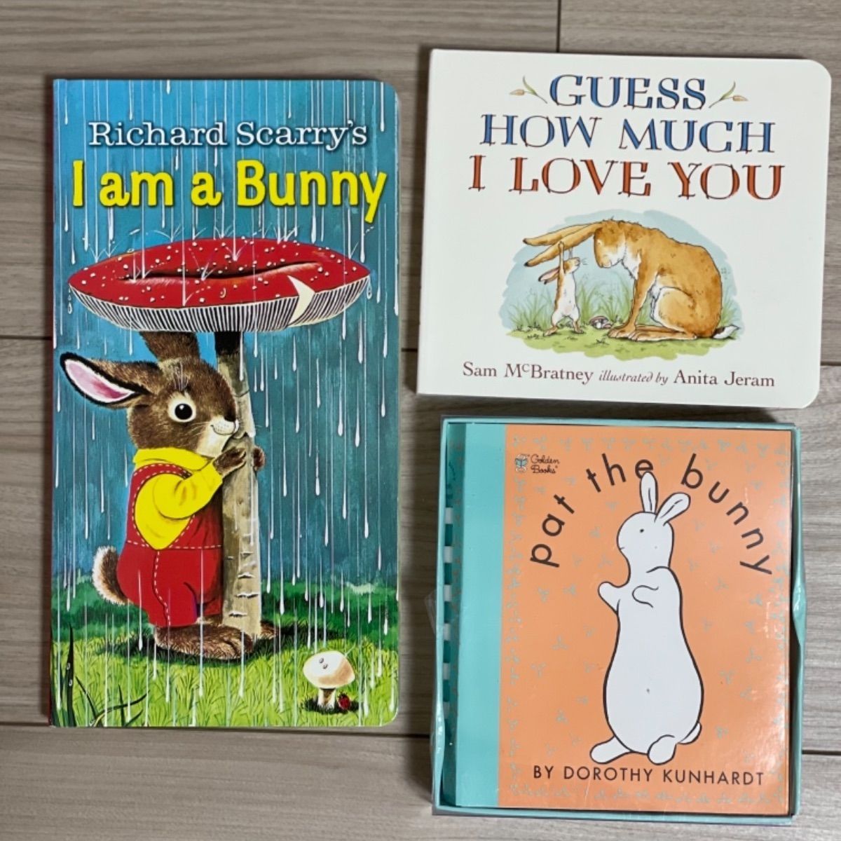 英語絵本　pat the bunny/I’m bunny/I love you