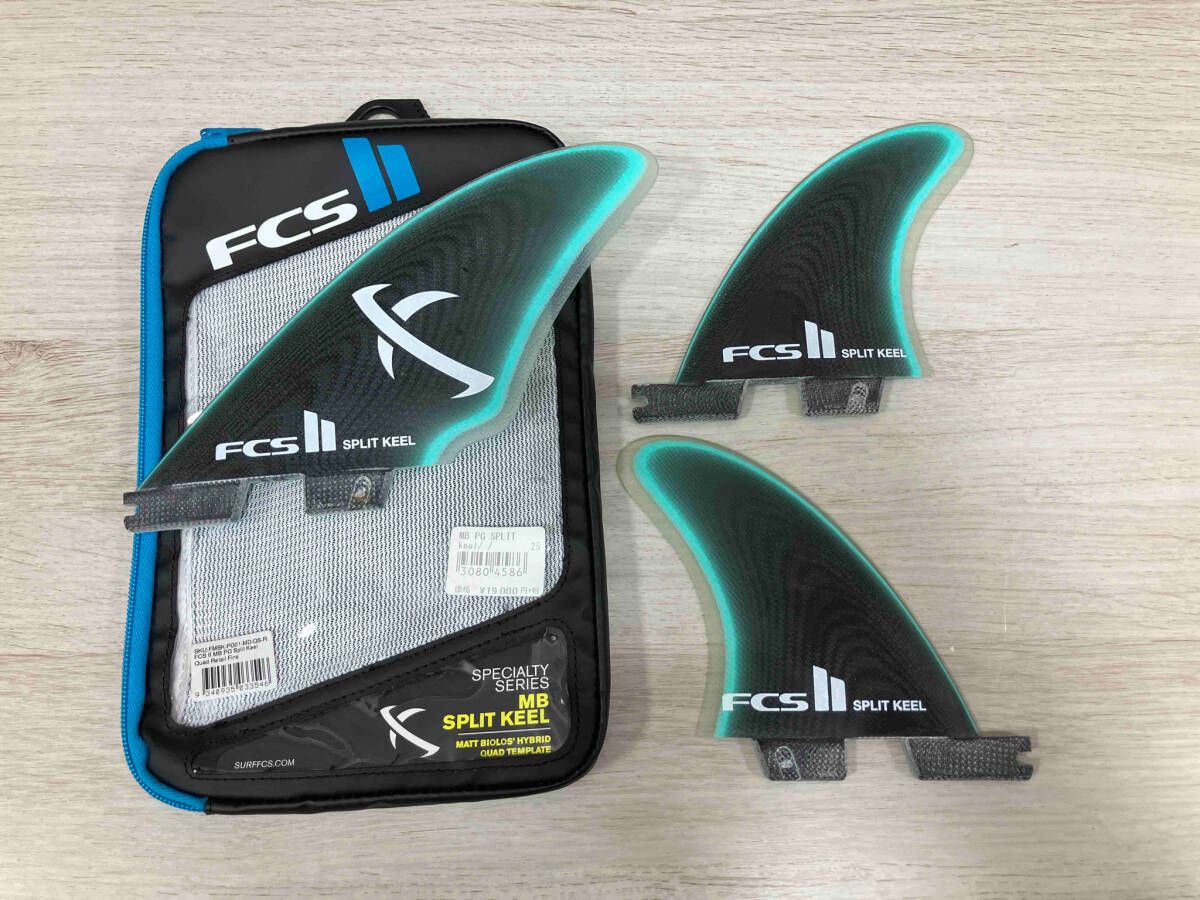 サーフボードフィン FCS SPECIALTY SERIES MB SPLIT KEEL 3枚 サーフボードフィン FCS SPECIALTY SERIES MB SPLIT KEEL 3枚