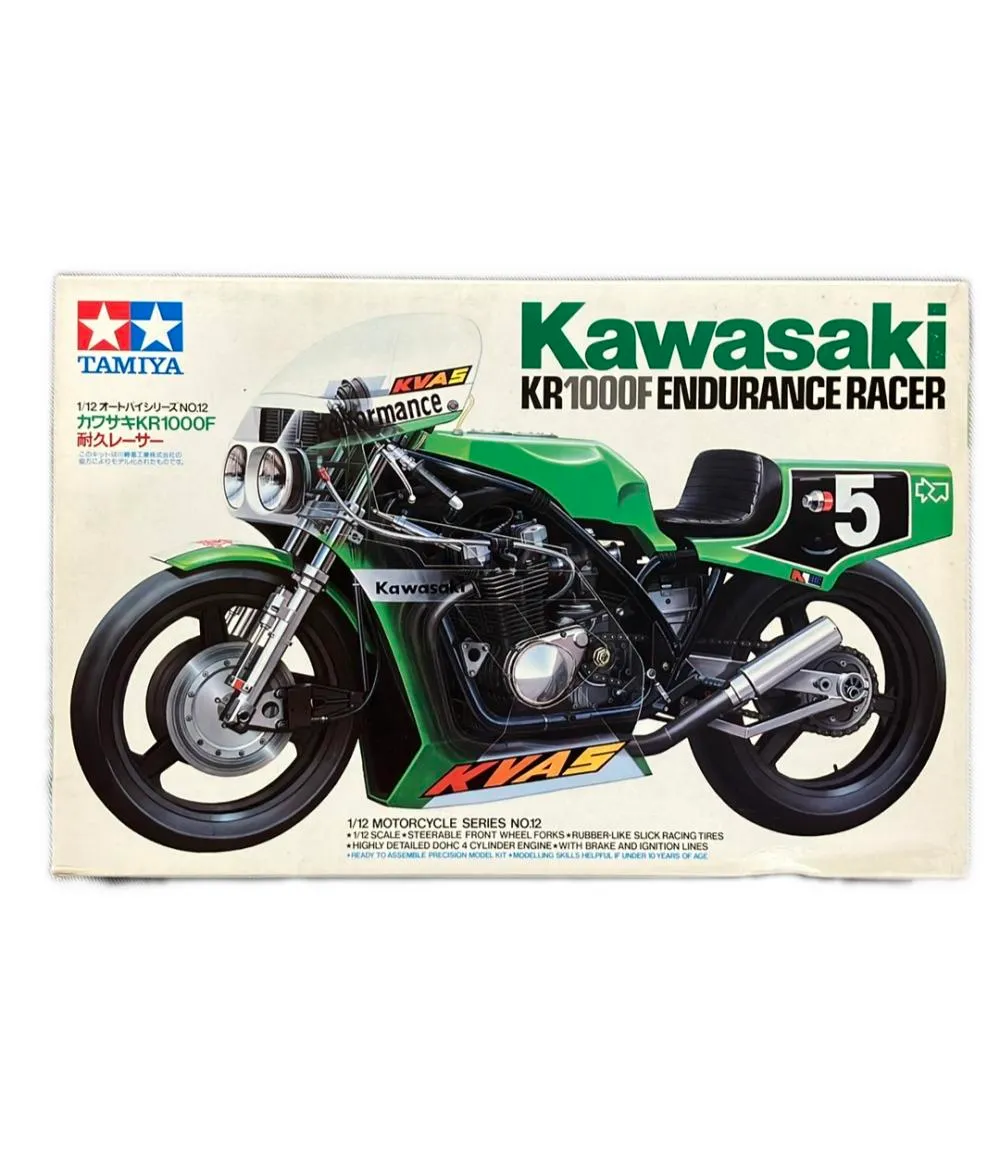 1/12 カワサキ KR1000F 耐久レーサー バイク プラモデル 模型 カワサキ KR1000F 耐久レーサー (プラモデル) - ホビーサーチ