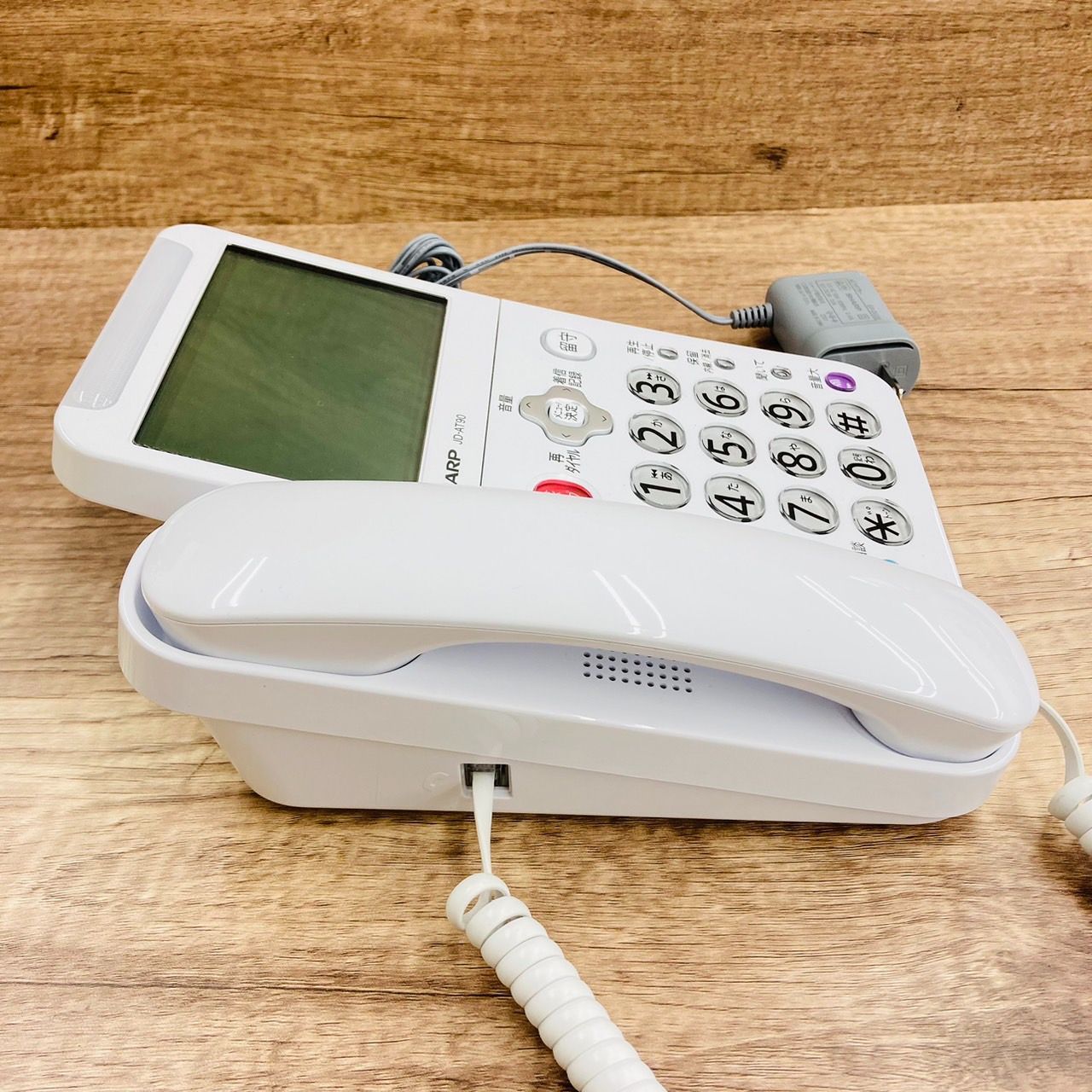 美品 動作良好 SHARP 電話機 JD-AT90 子機付き シャープ - メルカリ 