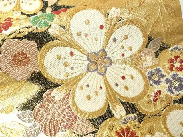 専用帯2567 ●高級 正絹 六通 袋帯 辻ヶ花 V9509 ○高級 正絹 六通 袋帯 辻ヶ花 - メルカリ