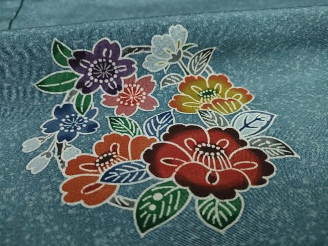 平和屋着物○訪問着 紅型 花丸文 正絹 逸品 AAAZ3778ck - メルカリ