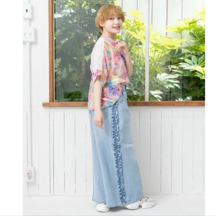 サイドフリルパンツ