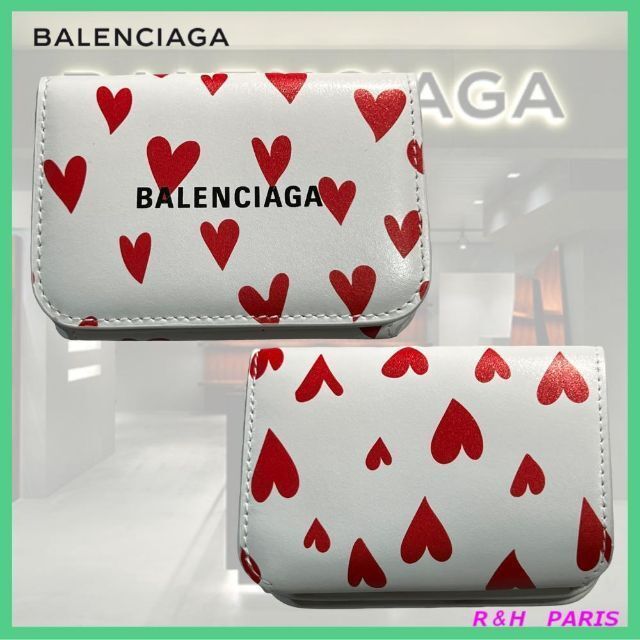 新品☆BALENCIAGA バレンタイン限定デザイン ミニウォレット