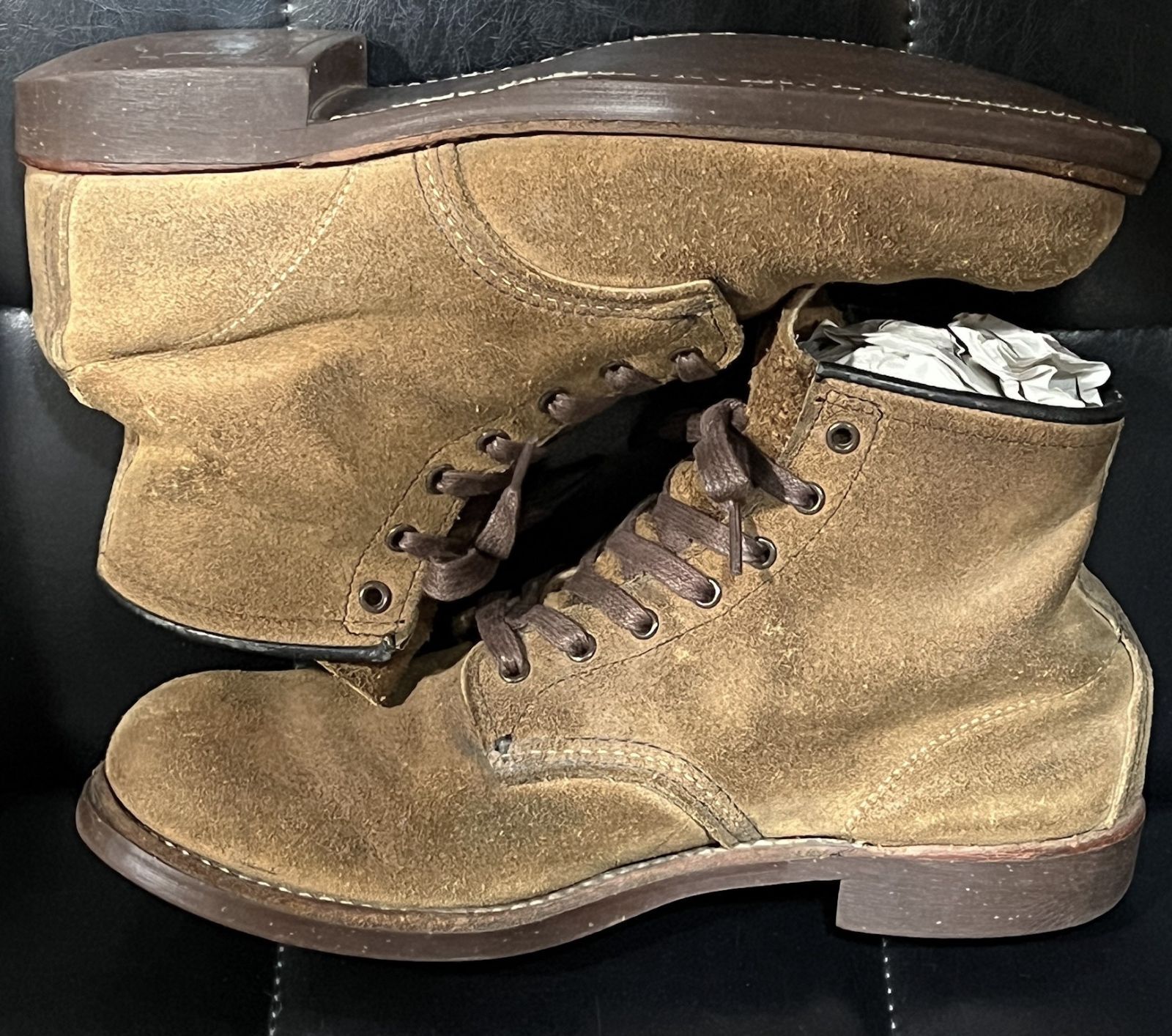 レッドウィング 08年 廃盤 9162 ブラックスミス スエード 8.5D RE WING