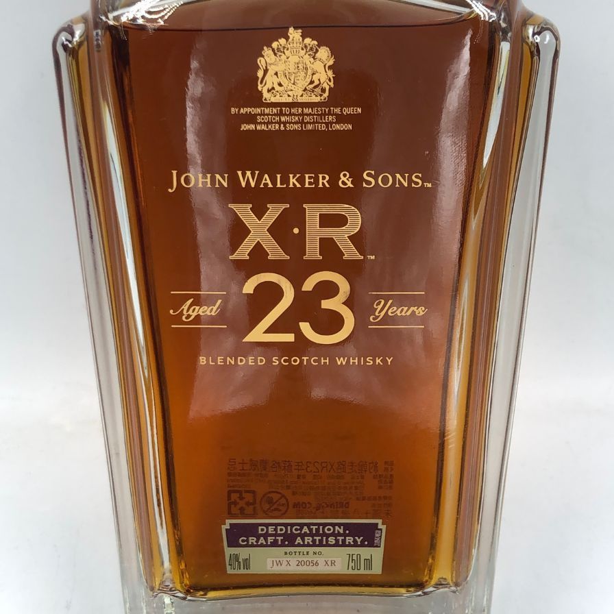 ジョニーウォーカー XR 23年 ブレンデッドスコッチ 750ml - メルカリ