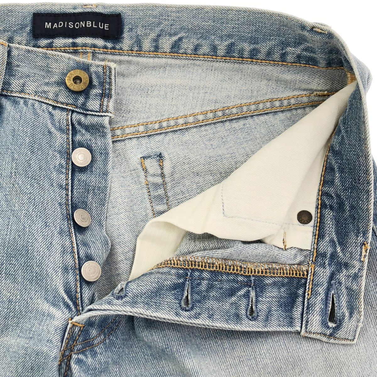 MADISON BLUE マディソンブルー ダメージ加工デニムパンツ MB167-3001  