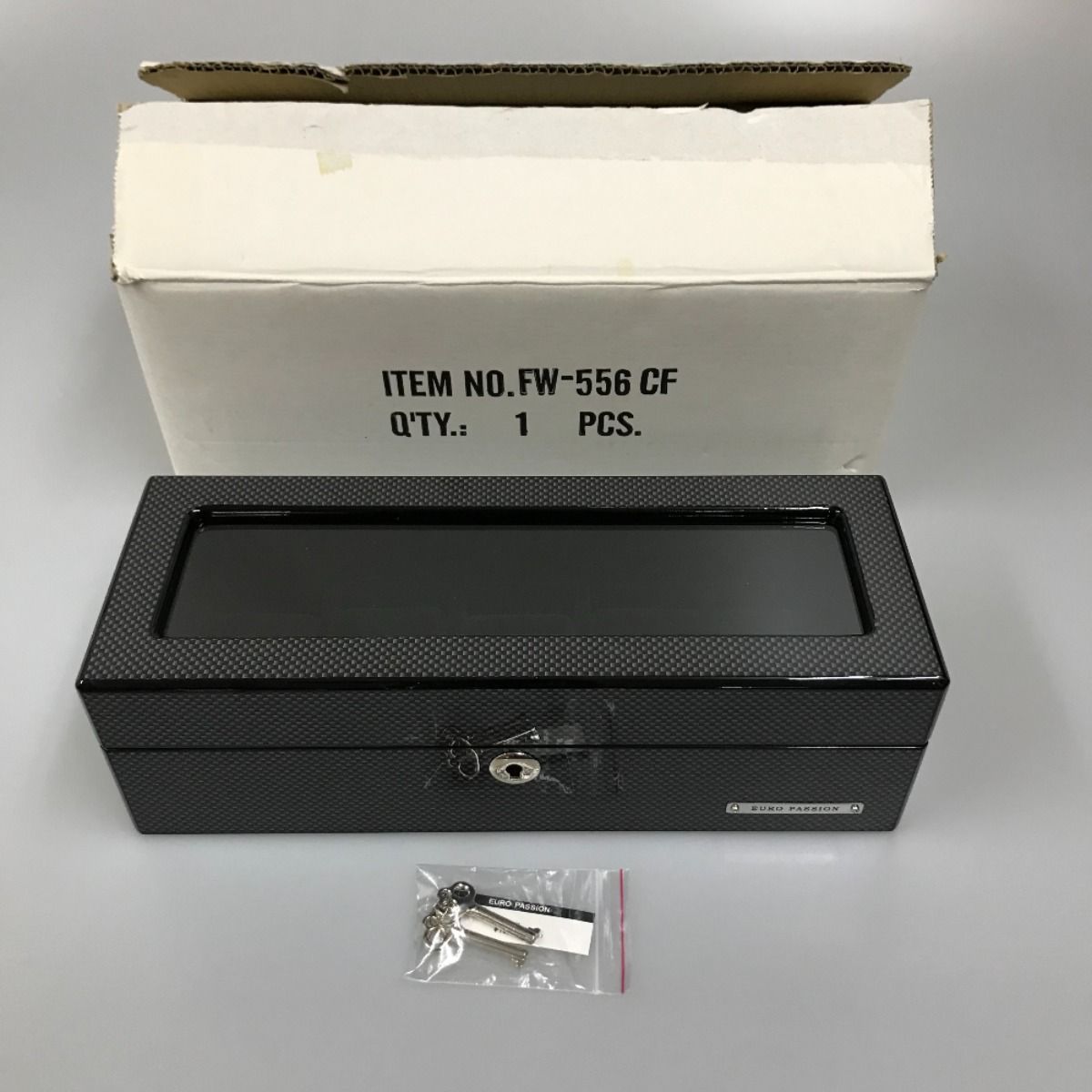 EURO PASSION FW-8154CF 8本時計ケース ユーロパッション FW-8154CF ウォッチ コレクション ボックス 8