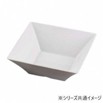 福井クラフト メラミン40cmスクエアー盛鉢ホワイト 51022320