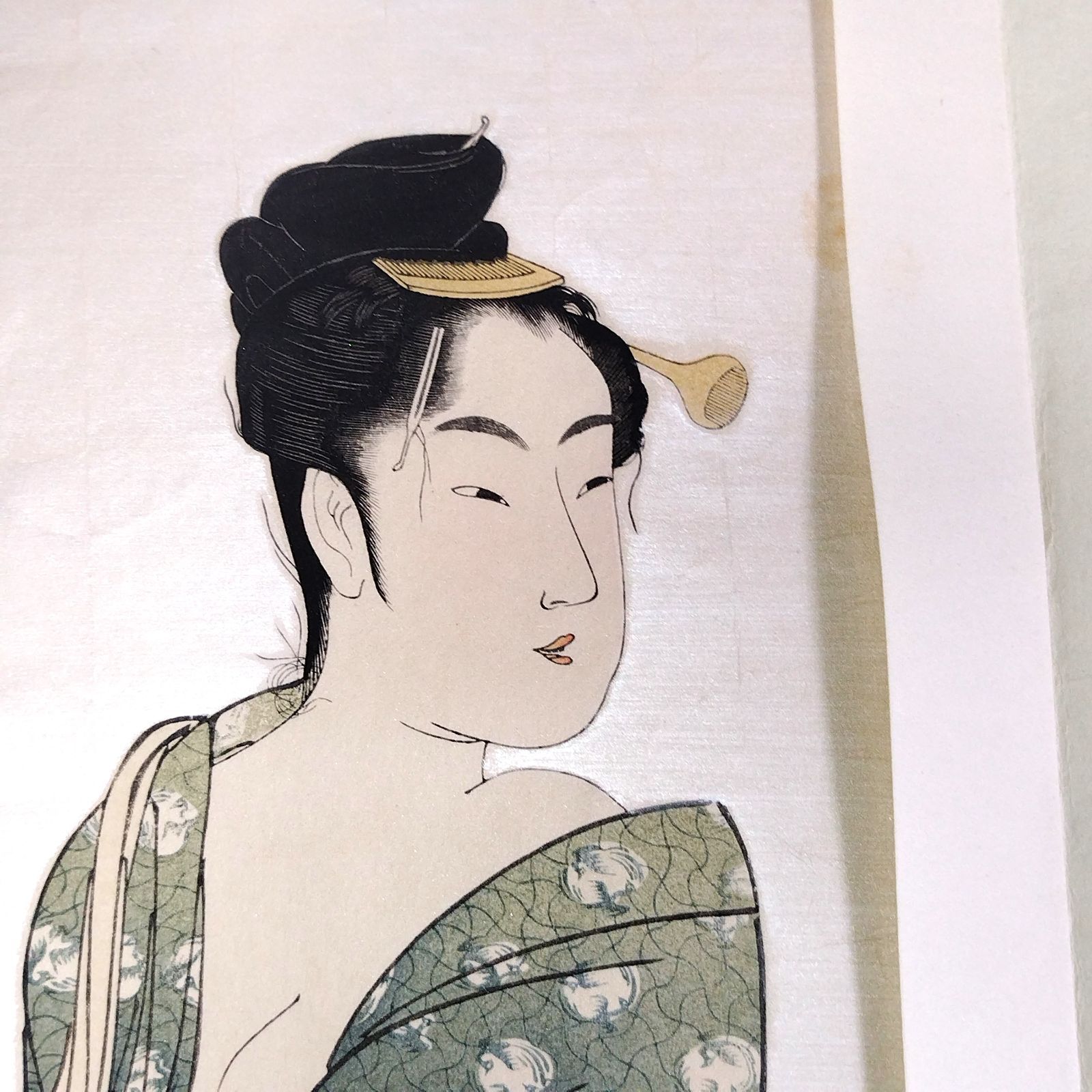 彩色 木版画 浮世絵 歌麿画◇浮気之相◇婦女人相十品◇あぶな絵 春画 艶画 美人画 錦絵 絵画 絵入 高見澤忠雄監修 UKIYOE アンティーク  コレクション 骨董 古美術 古文書 古本 古書#和本～江戸屋～ - メルカリ