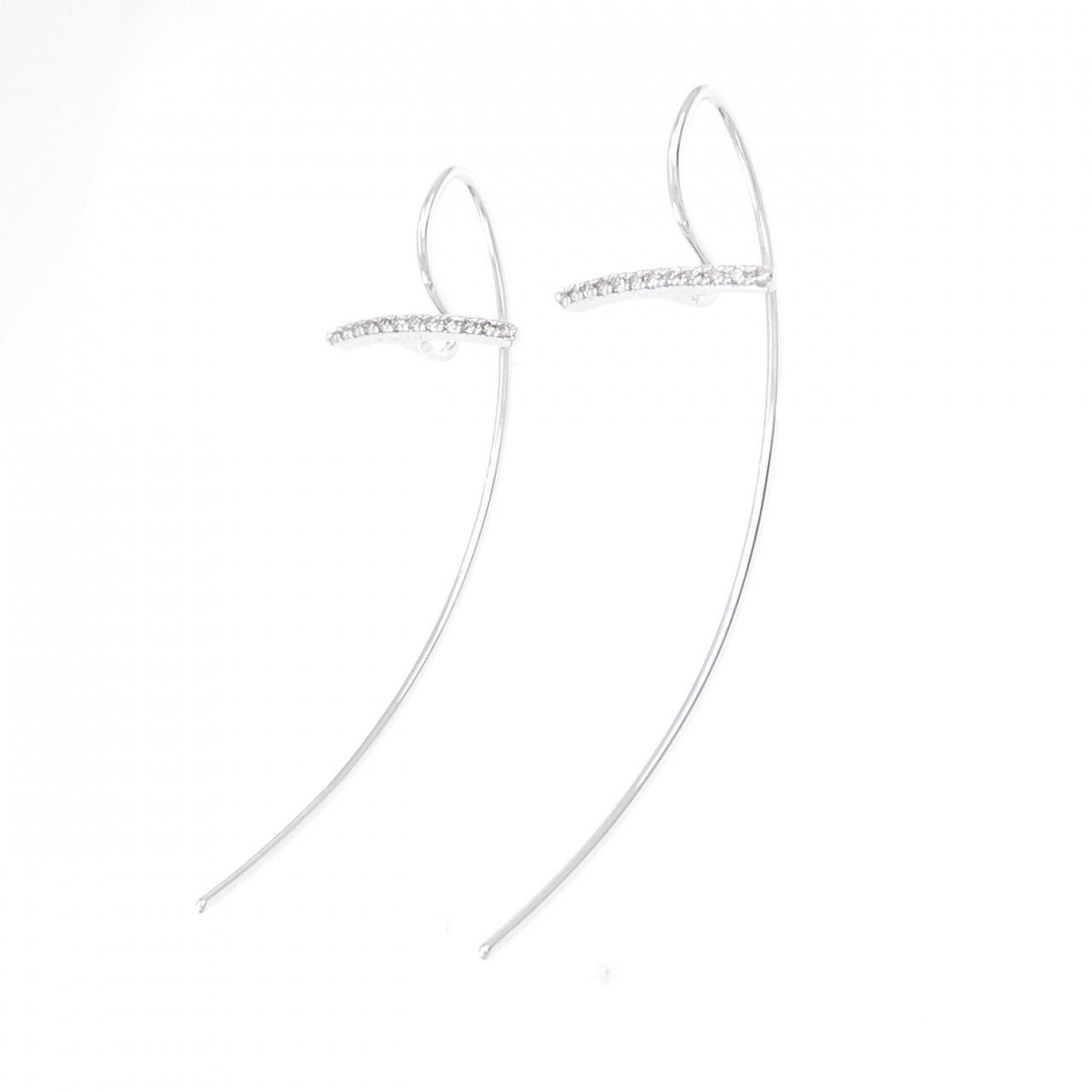 ヒロタカ ダイヤモンド ピアス 0.12CT Hirotaka Beluga オニキスダイヤ