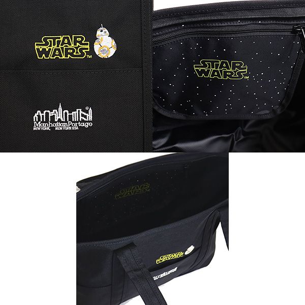 ManhattanPortage (マンハッタンポーテージ) MP1336ZSTW25 TOMPKINS TOTE BAG (MD) 2025 STAR WARS トートバッグ MP065 Manhattan Portage | Printed Cherry 30L