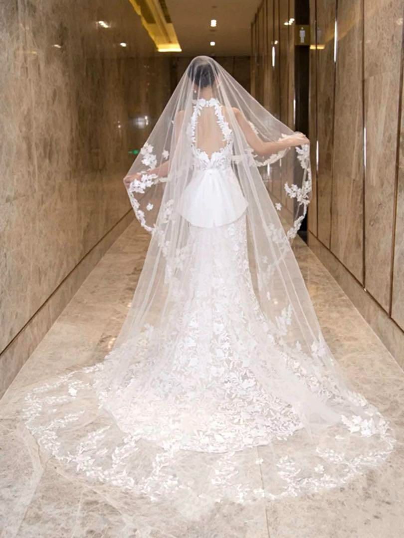 エレガントな結婚式用マーメイドドレス✨ウェディング前撮りに最適 新品未使用 エレガントな結婚式用マーメイドドレス ウェディング