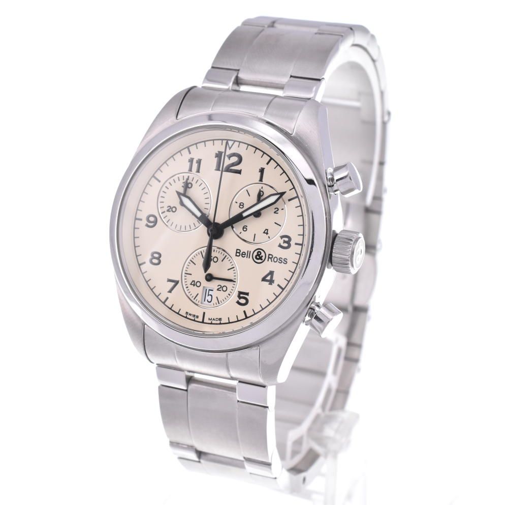 Bell&Ross Vintage 120B ベル&ロス クロノグラフ クォーツ - 腕時計 