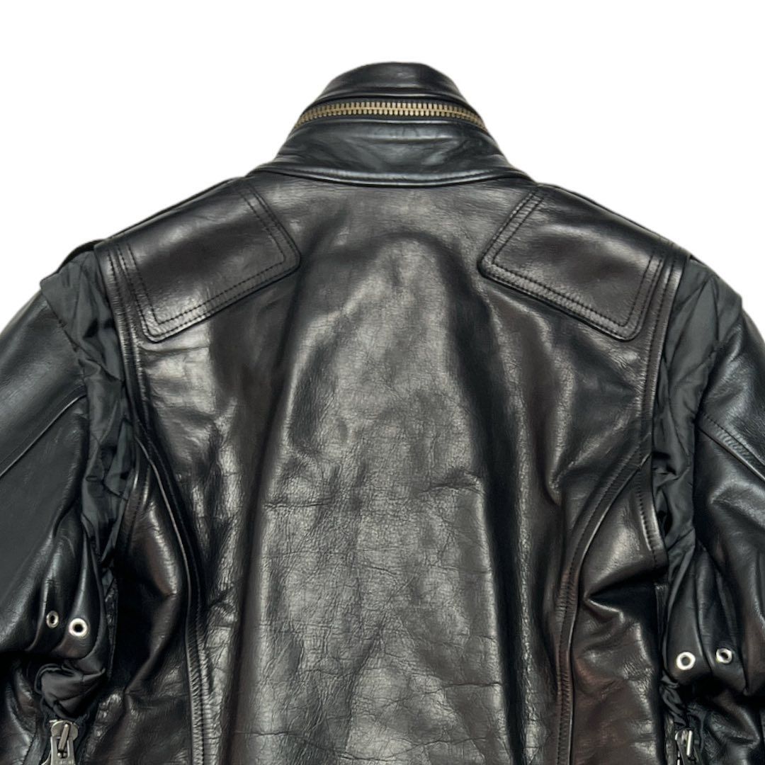 sacai 20SS Layerd Leather RidersJacket - メルカリ