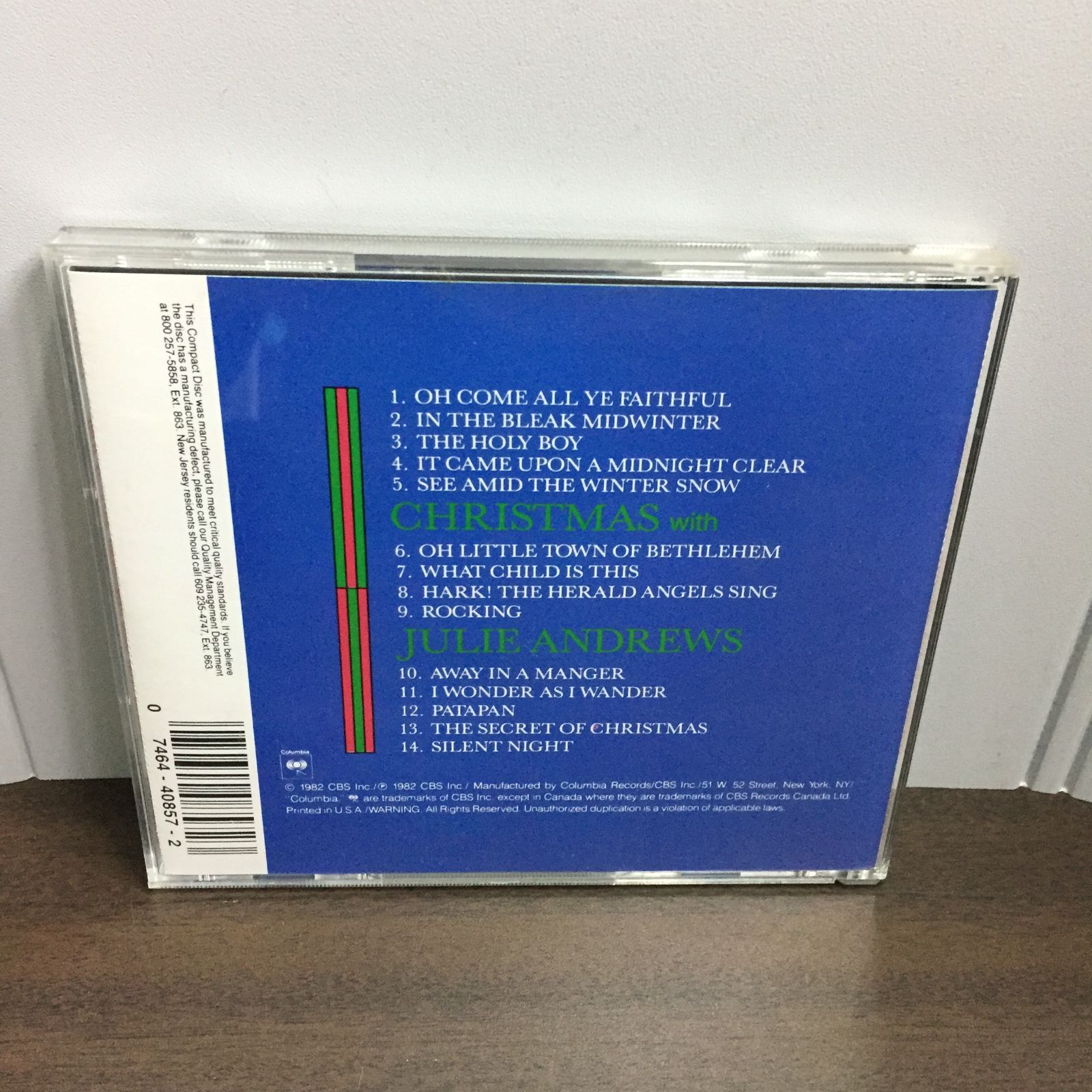 ジュリー・アンドリュース クリスマスソング CD Christmas With