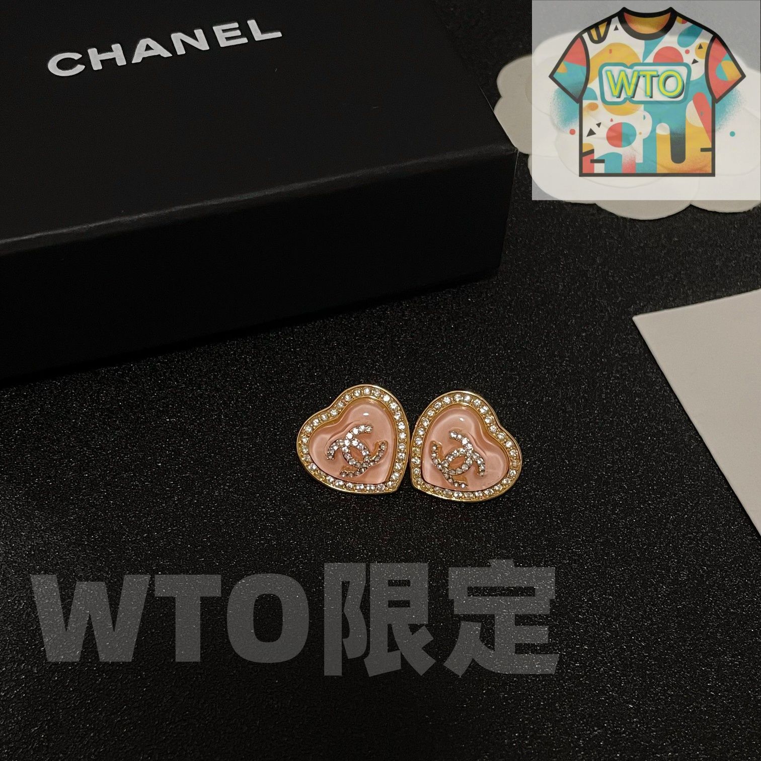 希少！ヴィンテージCHANEL ピアス　正規品 org.jpg