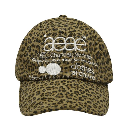 【日本未入荷・希少】aeae レオパード柄 ロゴキャップ カーキ WEB LOGO LEOPARD CAP [KHAKI] – aeae JAPAN