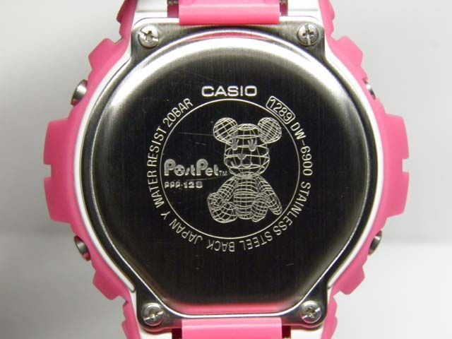 【新品未使用品】 PostPetコラボ G-SHOCK DW-6900 カシオG-SHOCK 読売ジャイアンツコラボ メンズ 腕時計 DW-6900
