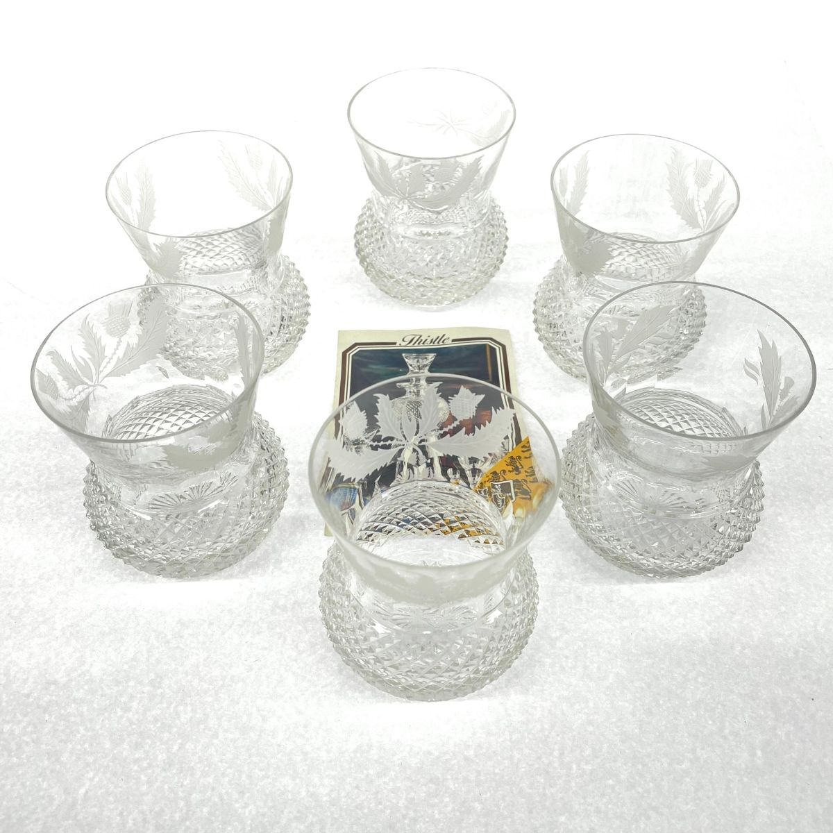EDINBURGH CRYSTAL エジンバラクリスタル ロックグラス4客セット 箱付