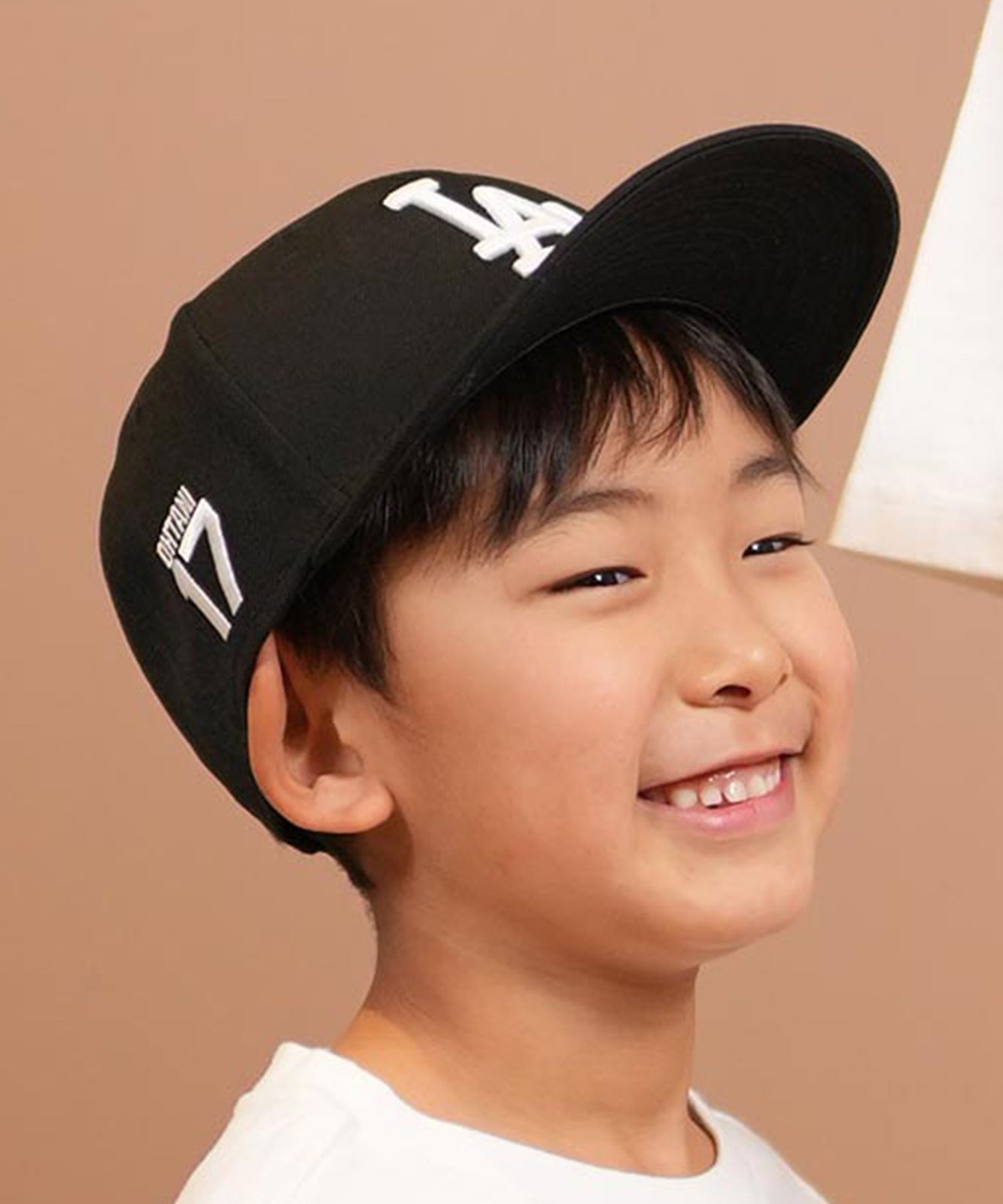 お得，新作登場 【ムラスポ公式】新品 NEW ERA キッズ キャップ 帽子 Youth LP 9FIFTY OHTANI 17 ロサンゼルス・ドジャース 大谷翔平 ブラック 14674623 ムラサキスポーツ限定 キャップ