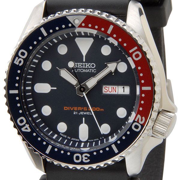 セイコー SEIKO SKX009J オートマチック ダイバー ネイビー