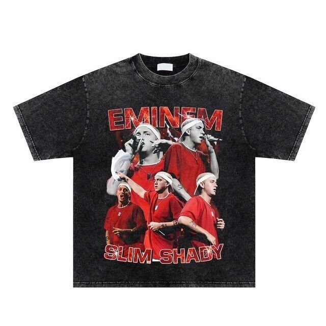 Eminem ヴィンテージ加工Tシャツ Vol.22 エミネム slim shady プリント