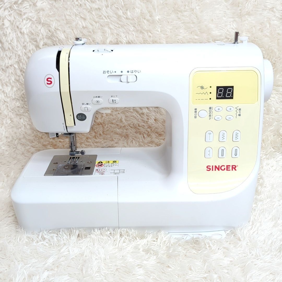 新作得価美品 SINGER コンピューターミシン SN777 シンガー ミシン 裁縫 家庭用 手芸 幅広補助テーブル その他