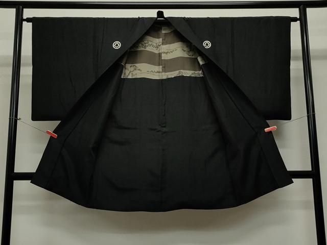 黒紋付き 正絹