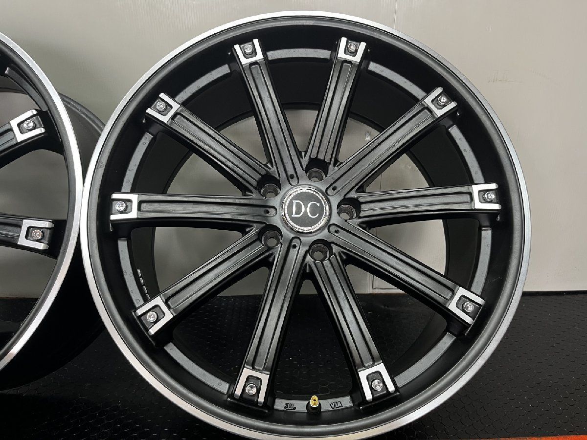 BLEST DC DON CORLEONE LAND FORCE DC827 20インチ 4本 8.5J5HPCD114.3 33 ブラック レクサスRX アルファード等 SHA006