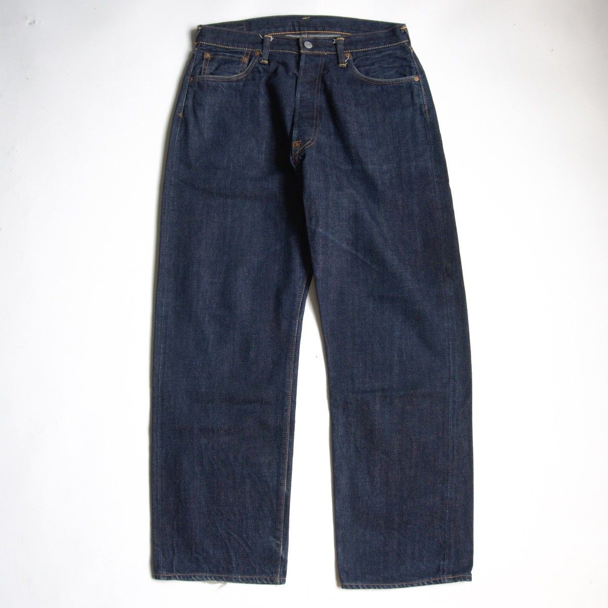 雰囲気抜群/濃紺】EVISU 【LOT.2001 デニムパンツ】34×35 エビス