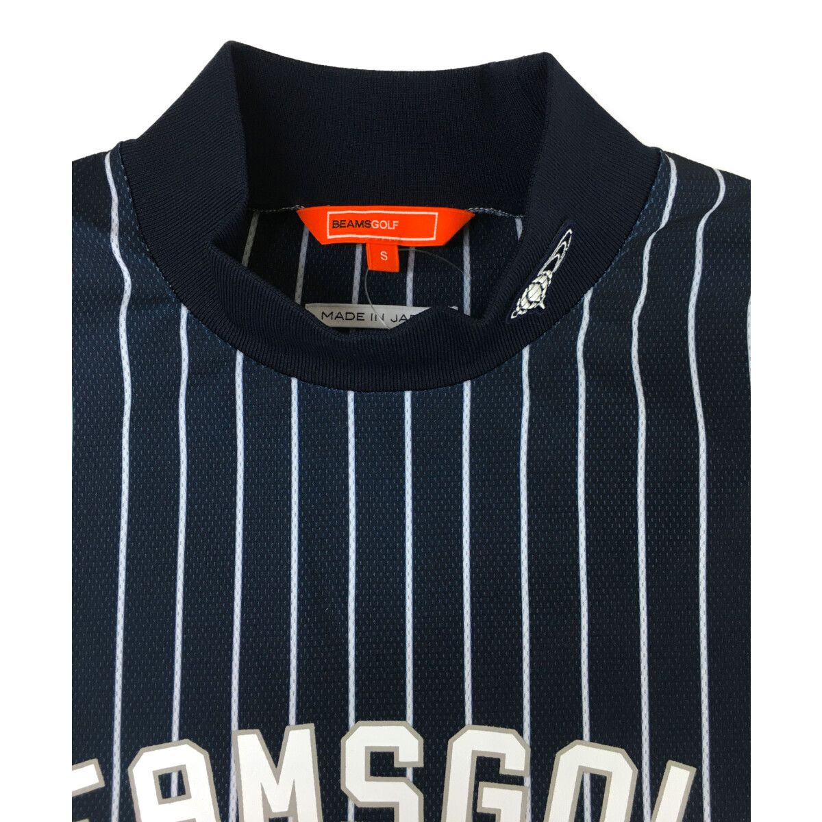 中古 メンズ ビームスゴルフ BEAMSGOLF 半袖シャツ S 紺