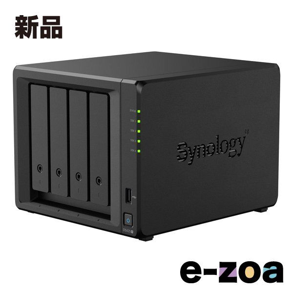 Synology シノロジー Intel Celeron J4125搭載4ベイNAS DS425+ DS425+