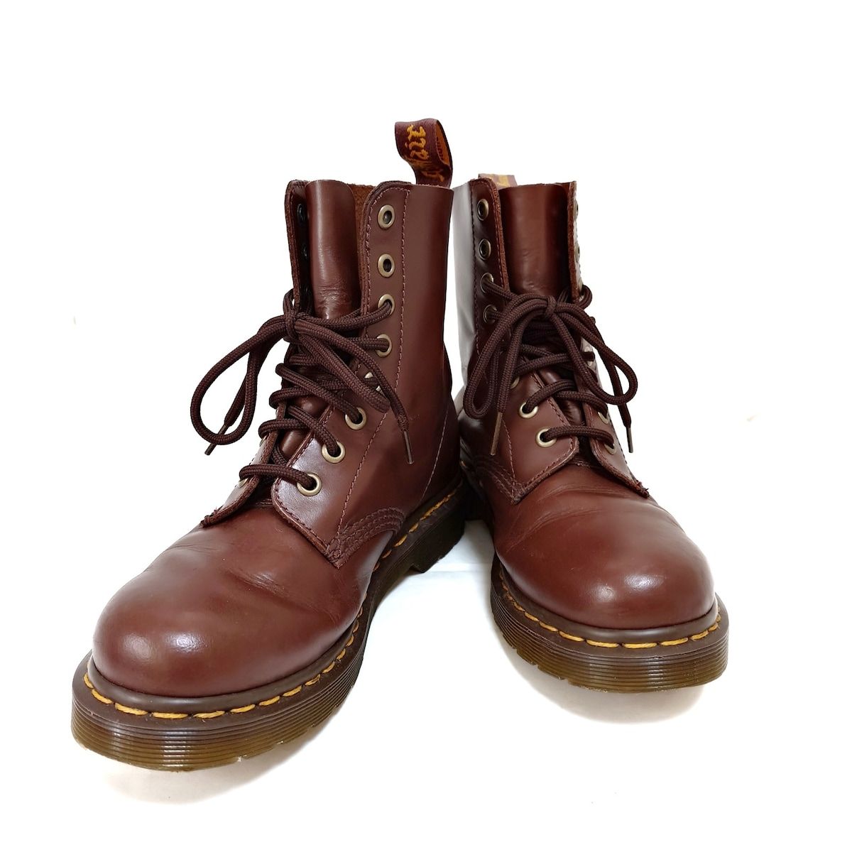 Dr.Martens(ドクターマーチン) ショートブーツ 37 EU レディース - ダークブラウン レザー - メルカリ