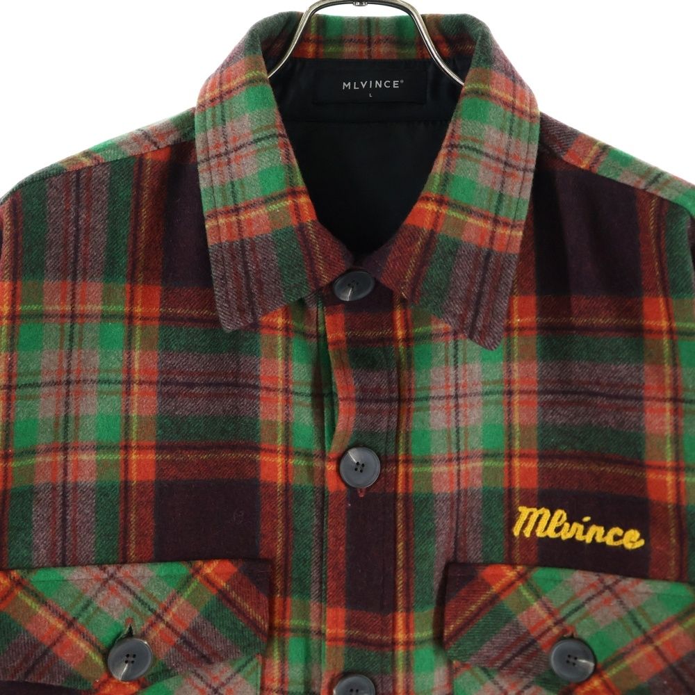 MLVINCE (メルヴィンス) WOOL CHECK JACKET ダブルフラップポケット