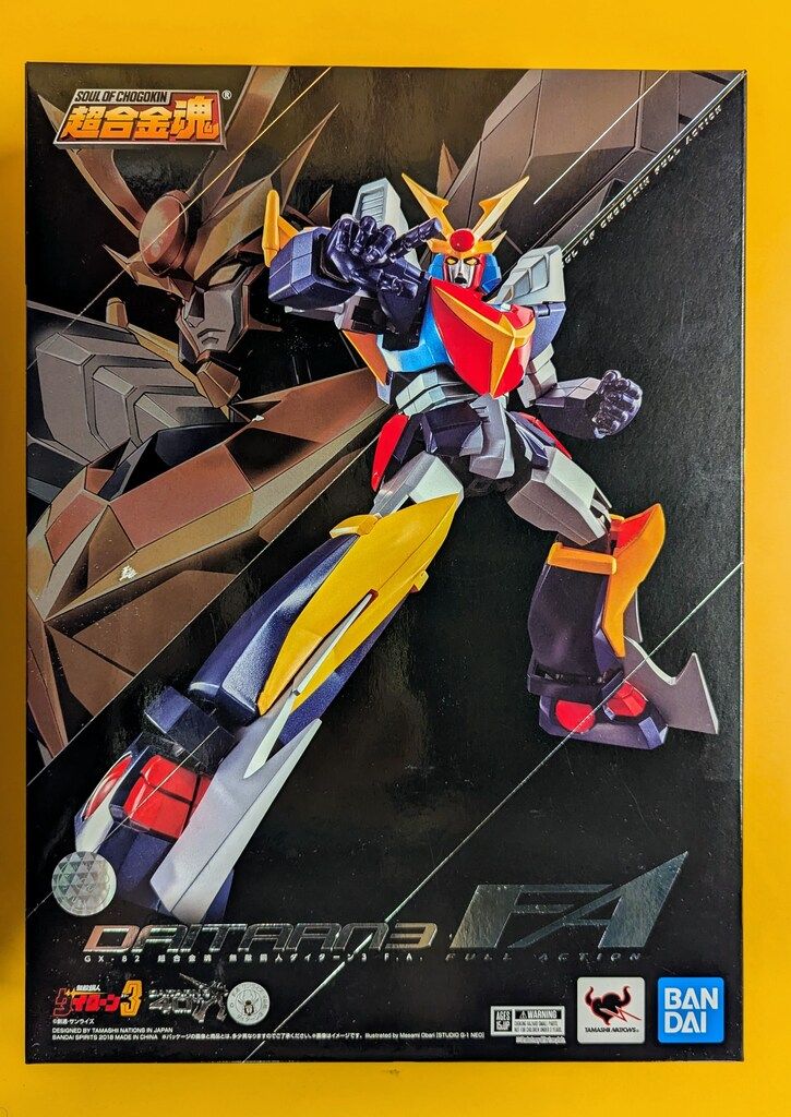 【新品・未開封】超合金魂　f.a　ダイターン3 Yahoo!オークション バンダイ 超合金魂 無敵鋼人ダイターン3 F.A. GX