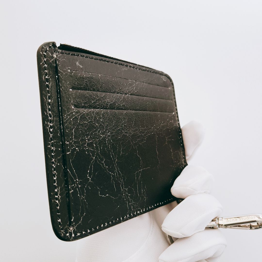 新品未使用】Acne Studios ジップレザーウォレット キーリング
