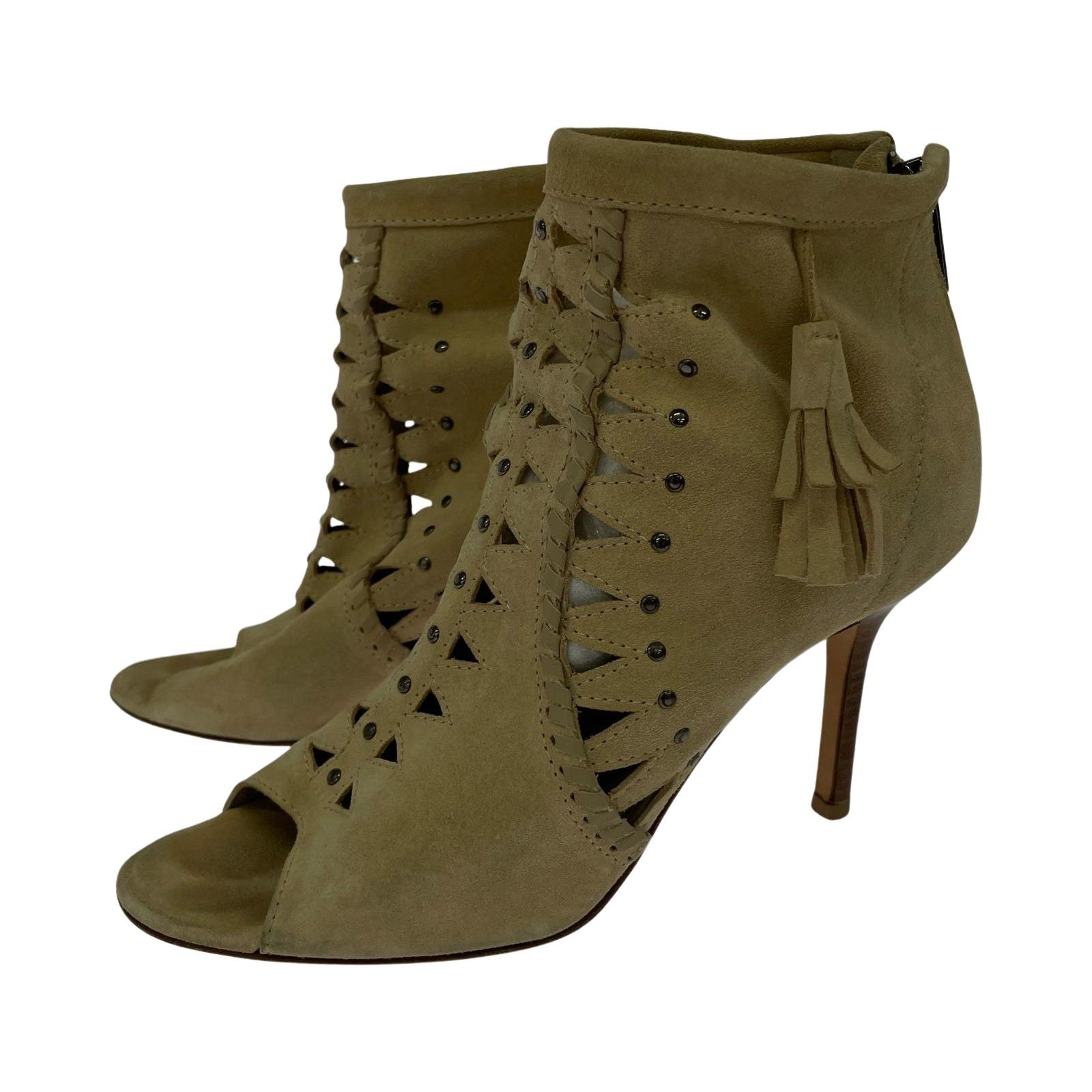超美品JIMMY CHOOのスエードブーティ JIMMY CHOO☆スエードブーティ☆ブラック☆24.5cm☆レディース