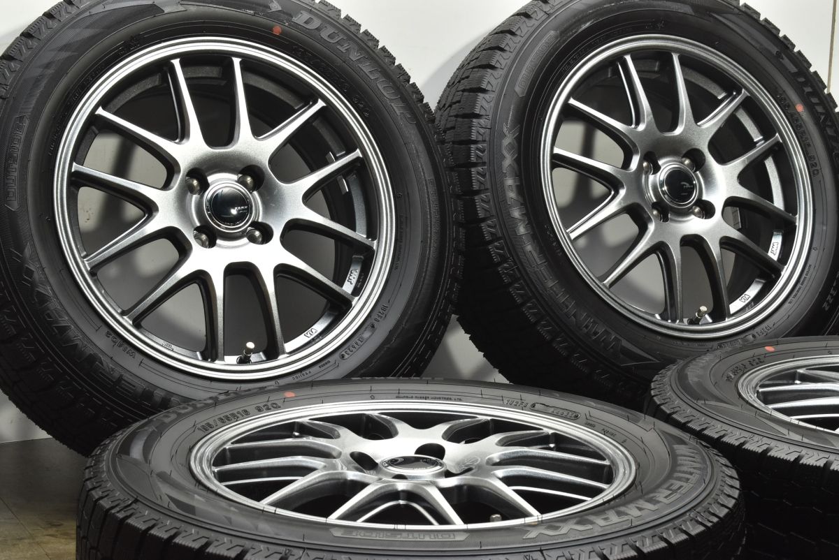 2025年製 超バリ溝 ZACK 16in 6J 42 PCD100 ダンロップ ウィンターマックス WM02 195|65R16 ライズ ロッキー レックス ガソリン車