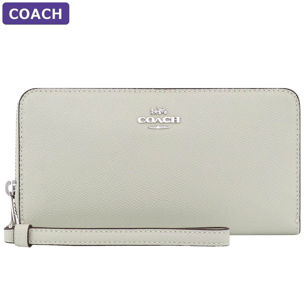 コーチ COACH 財布 長財布 C3441 SVONE ストラップ付 ラウンドジップ