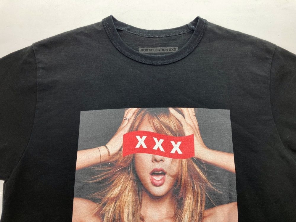 ゴッドセレクショントリプルエックス GOD SELECTION XXX Taylor Swift テイラースウィフト 半袖 カットソー クルーネック  BLACK 黒 Tシャツ プリント ブラック Mサイズ 104MT-352 - メルカリ