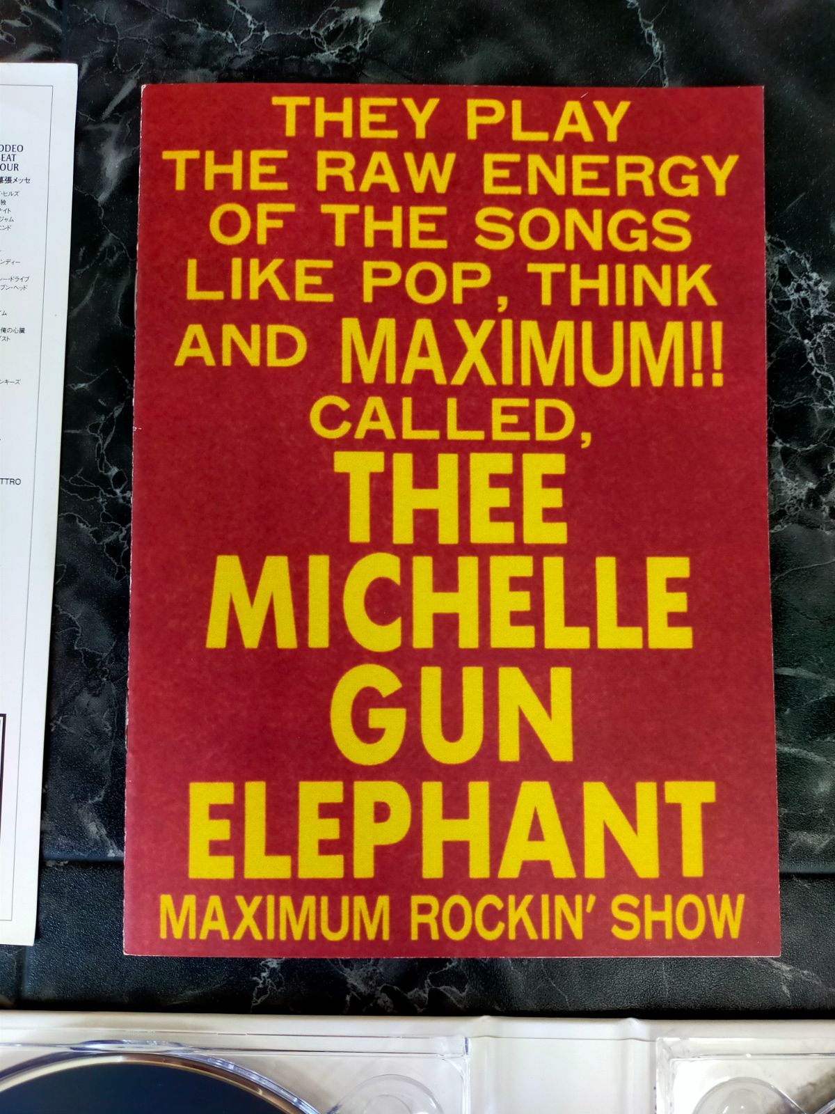 6. Thee Michelle Gun Elephant THEE LIVE ＜初回生産限定盤