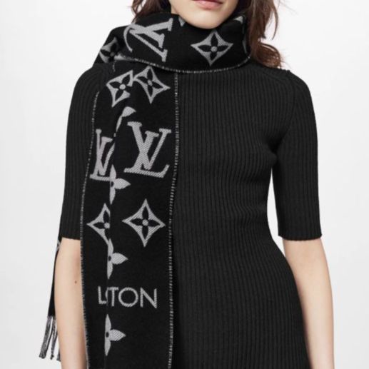 ルイヴィトン マフラー M77853 エシャルプ エセンシャル 2022新モデル