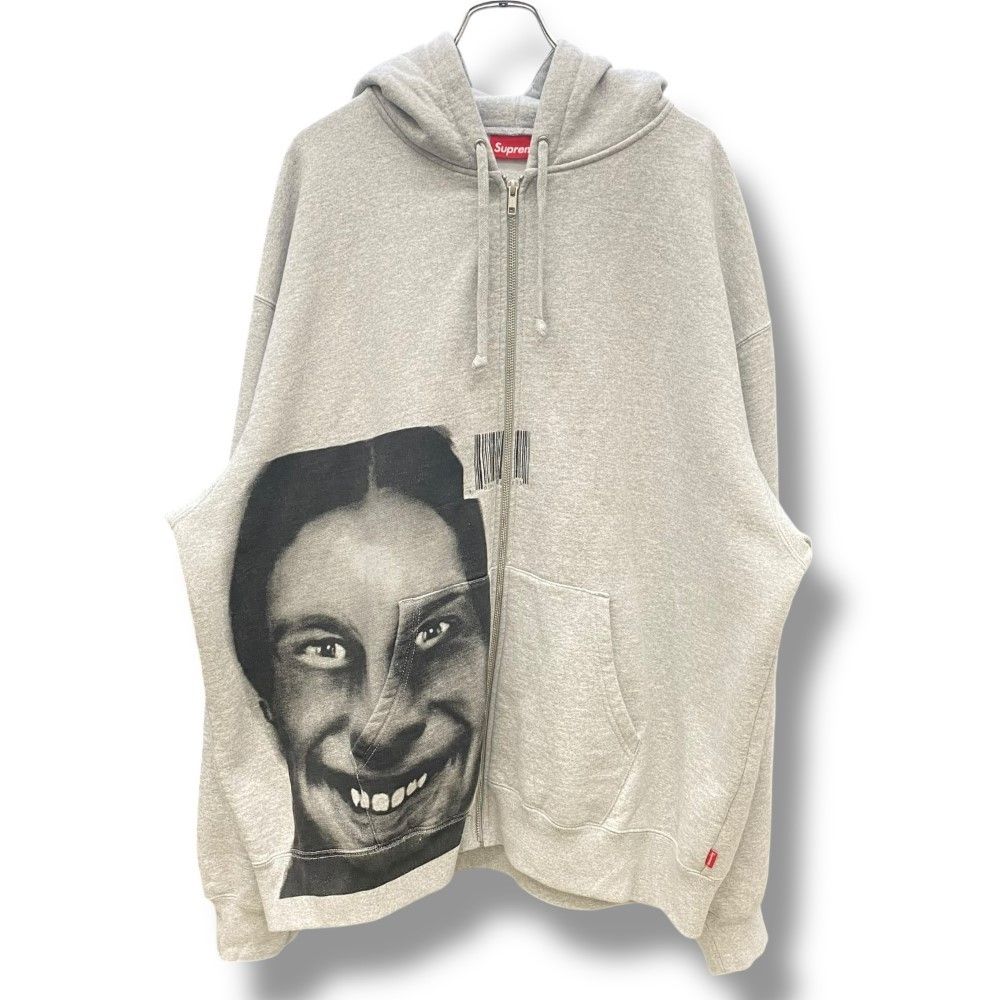 SUPREME × APHEX TWIN 25SS ZIP UP HOODED SWEATSHIRT Heather