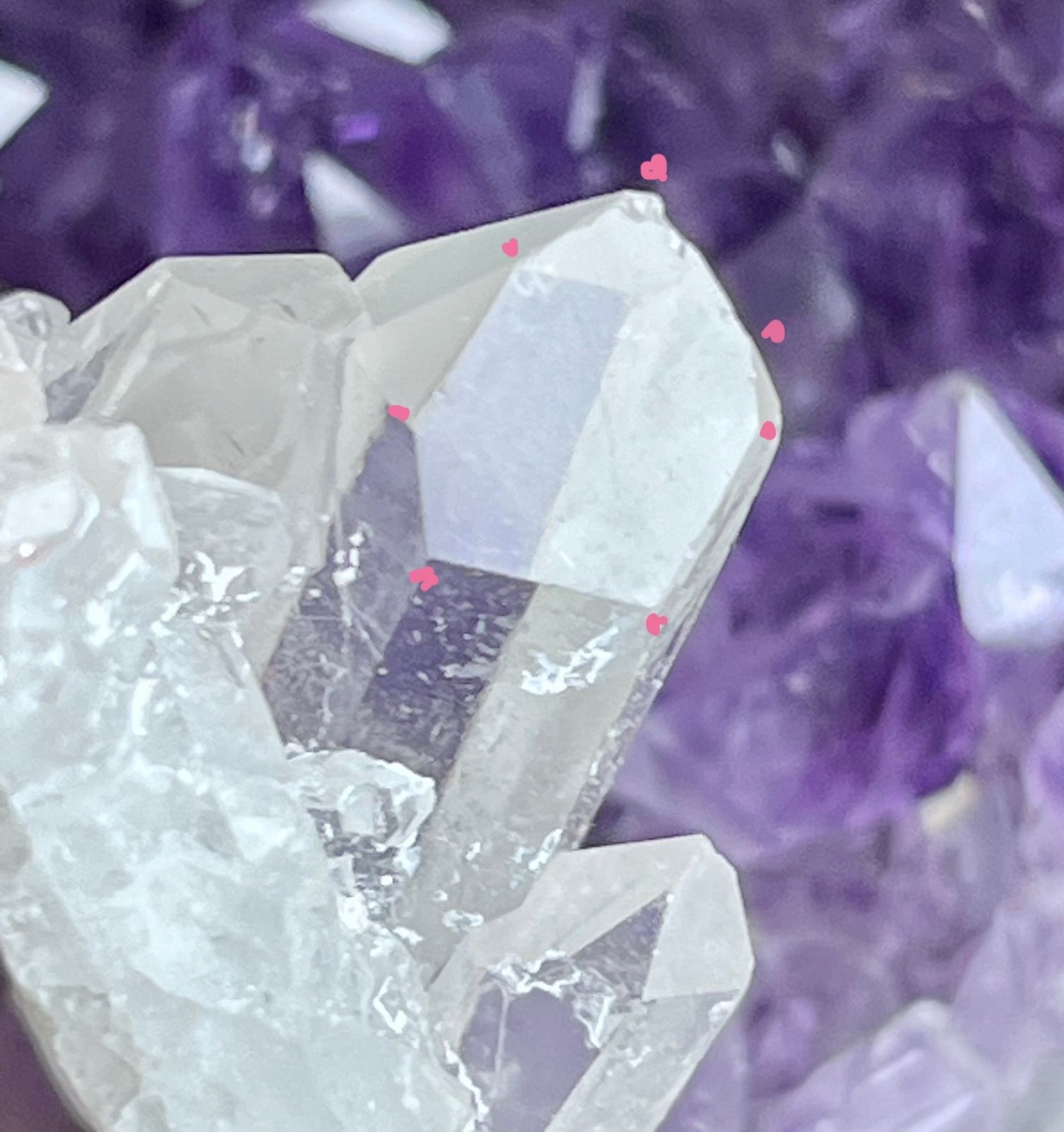 レシーバー ストレーションクリスタル ミナスジェライス マスター 万華鏡　水晶 レシーバー ストレーションクリスタル ミナスジェライス マスター