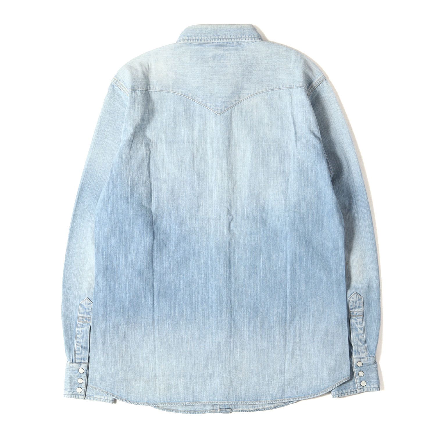 Standard California ウエスタンシャツ Sサイズ セール 20%OFF スタンダードカリフォルニア ブラック デニム