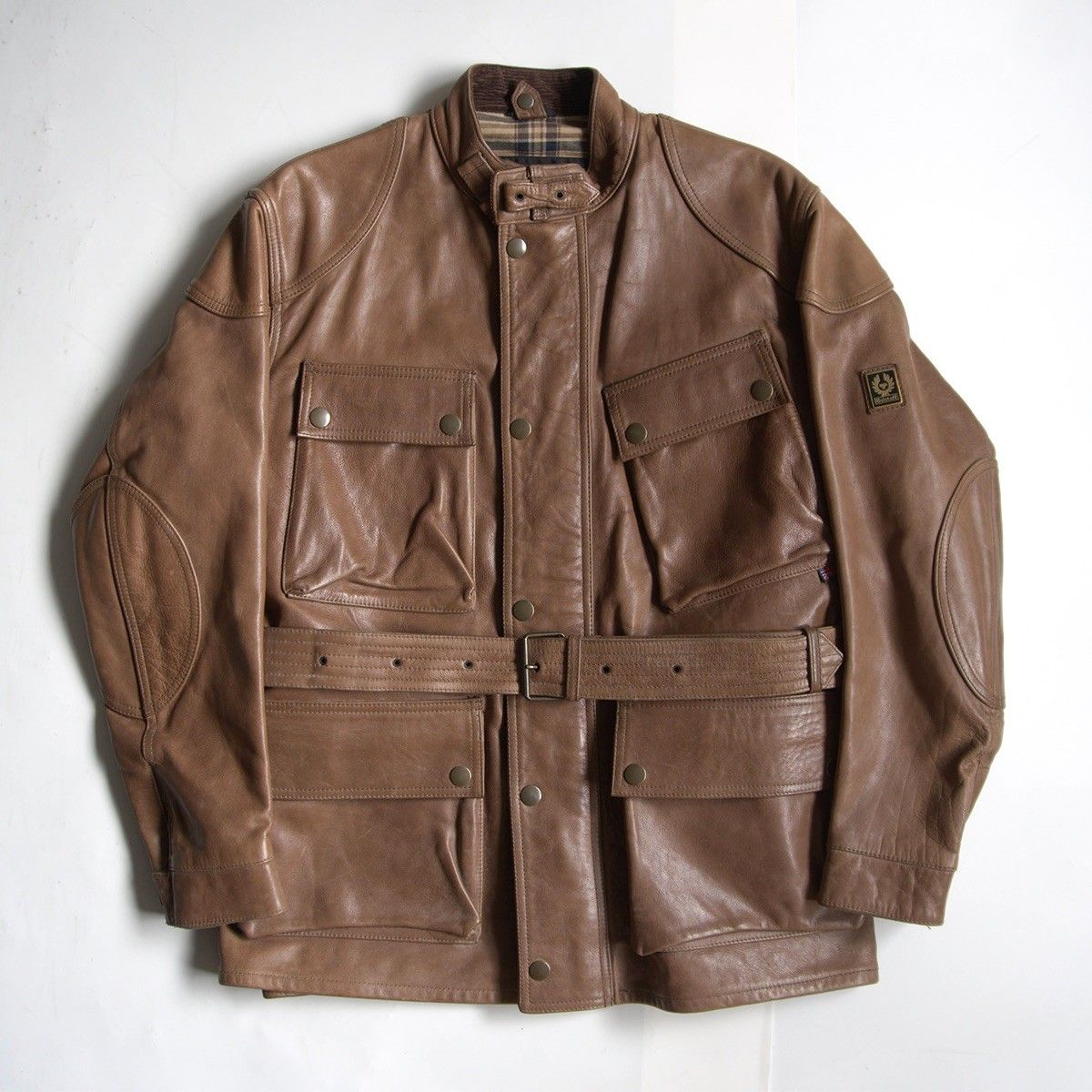 【希少】　カモフラ　Belstaff　ベルスタッフ パンサー　レザージャケット ベルスタッフ アンティークブロンズ トライアルマスター