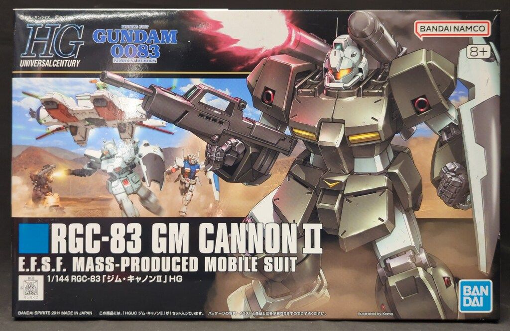 ガンプラ バンダイ HGUCシリーズHGUC 125 ジム・キャノンII ガンプラ】HGUC ジム・キャノンII レビュー | ポッチのガンプラ＋