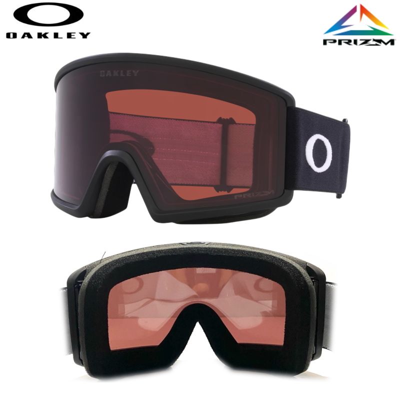 24-25OAKLEY TARGET LINE L MATTE BLACK レンズ PRIZM DARK GREYオークリー